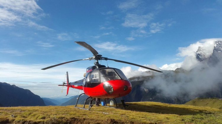 पर्यटनमन्त्री अधिकारी चढेको हेलिकोप्टरको दुर्घटनास्थलमा ५ शव फेला